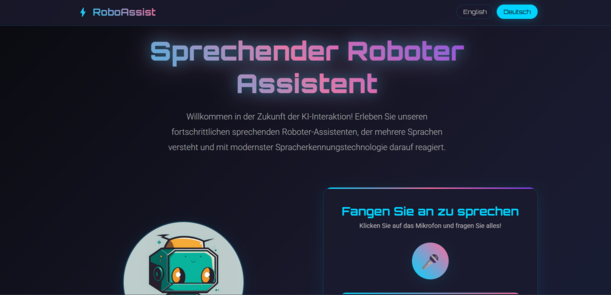 Roboter sprechen