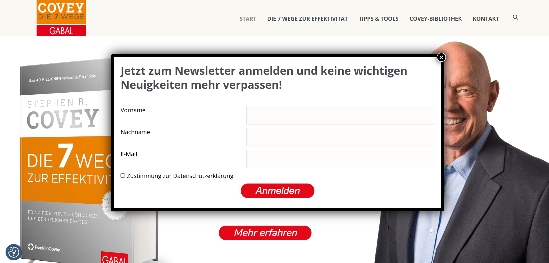 Stephen Covey website
